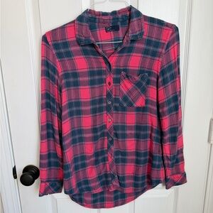3/$15 | GAP Pink Plaid Shirt